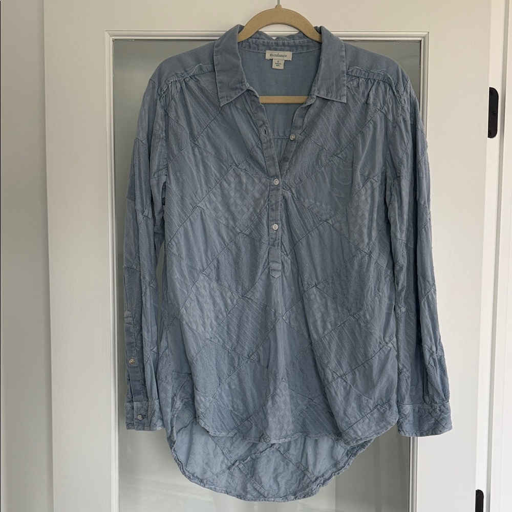 Sundance Patchwork Blouse, Small - image 1